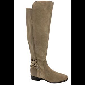 Vince Camuto Medium Calf Suede Tall Shaft Boots Pauletta Foxy - Medium